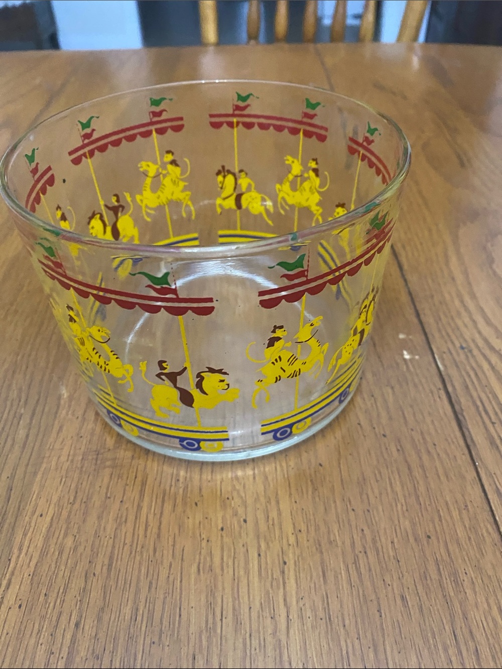 Vintage Ice Bucket Carousel and Animal Motif